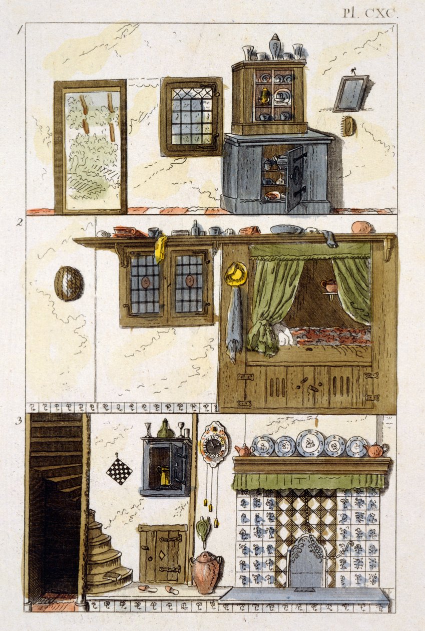 رسم توضيحي من مجلة Gems Garden من تأليف G Van Laar ، 1802 بواسطة المدرسة الهولندية