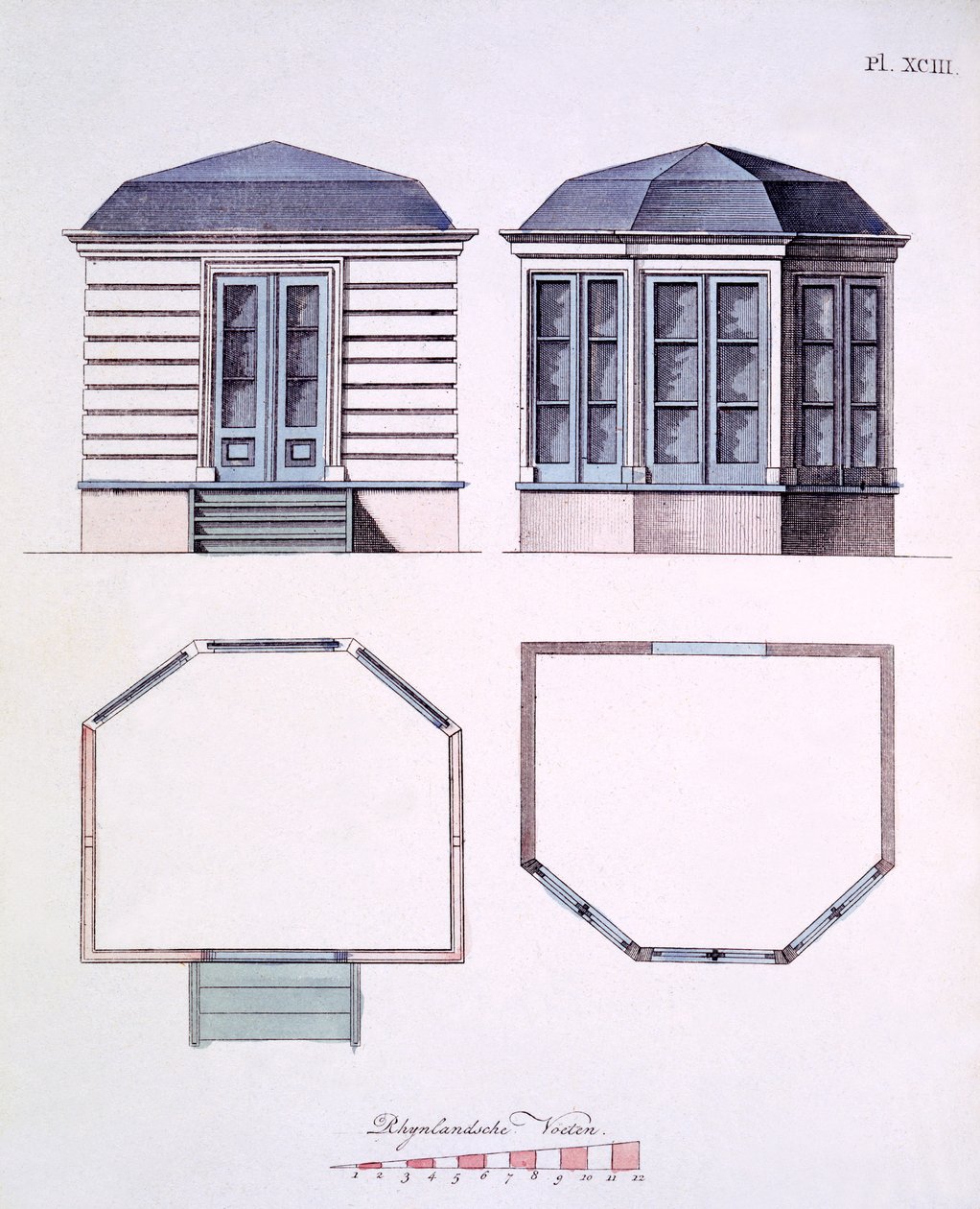 رسم توضيحي من مجلة Gems Garden من تأليف G Van Laar ، 1802 بواسطة المدرسة الهولندية