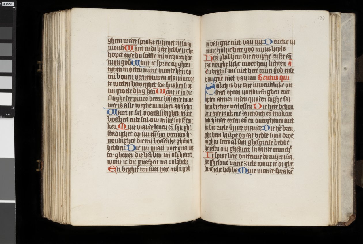 MS McClean 92، f.132v - f.133r، from the Book of Hours، c.1470-90 بواسطة المدرسة الهولندية