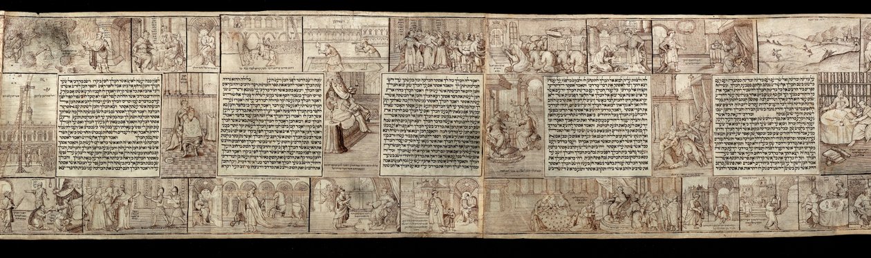 Megillat Esther بواسطة المدرسة الهولندية