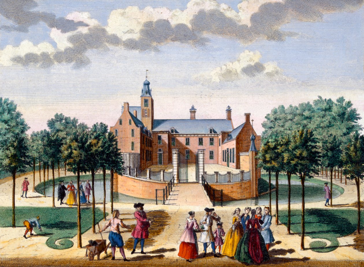 عرض Adrichem House ، من Het Zeganpralent Kennemerlant بواسطة Hendrick de Leth و Matthias Brouerius Van Nidek ، تم النشر ج. 1700-1730 بواسطة المدرسة الهولندية