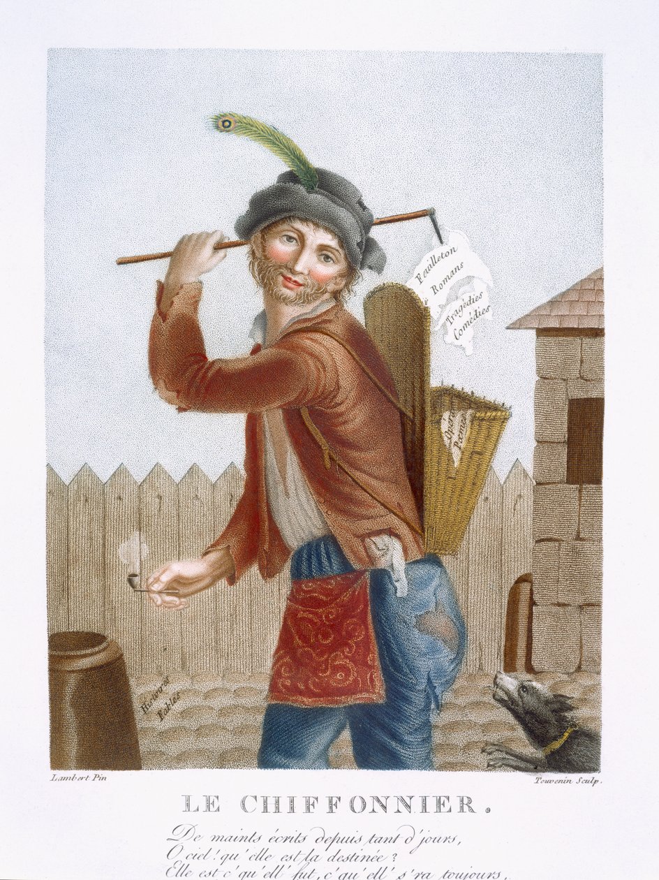 زبال ، c.1816 بواسطة إي إف لامبرت