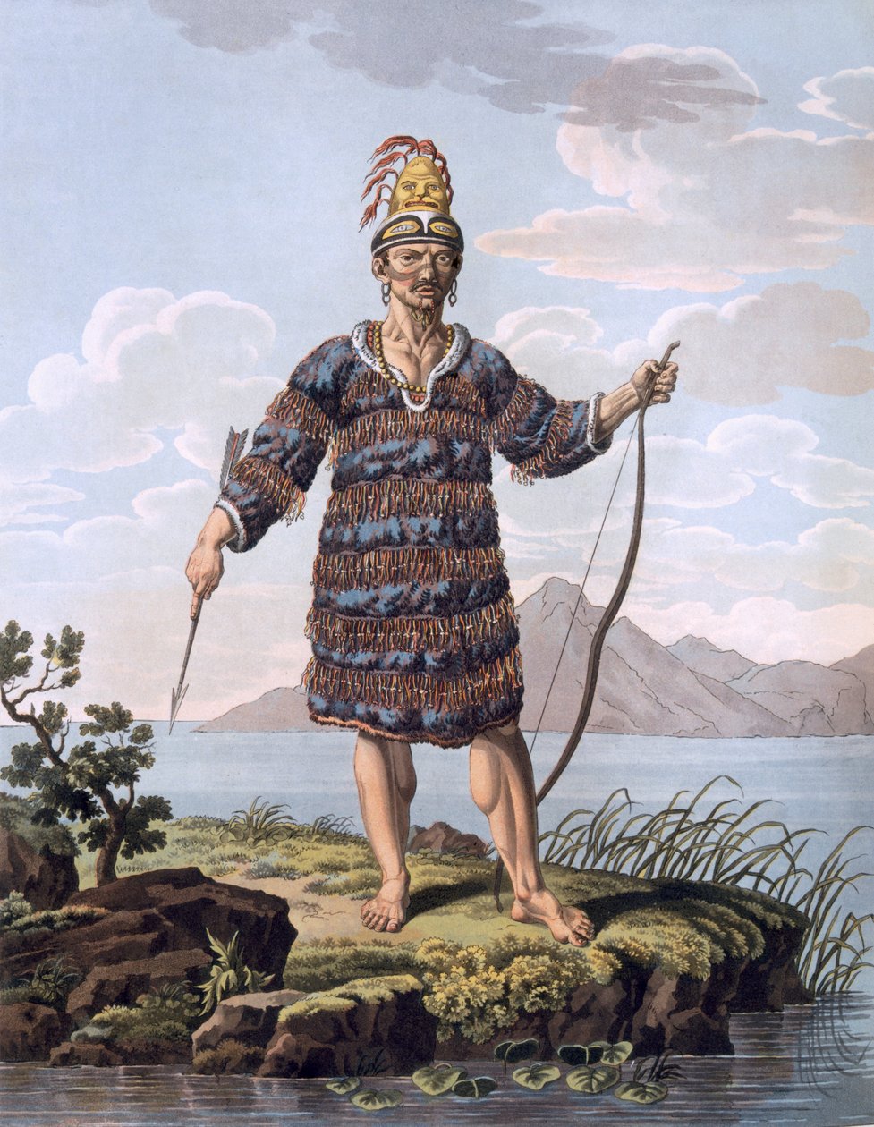 سكان جزر رينارد ، بابوا غينيا الجديدة ، 1812-13 بواسطة E. Karnejeff