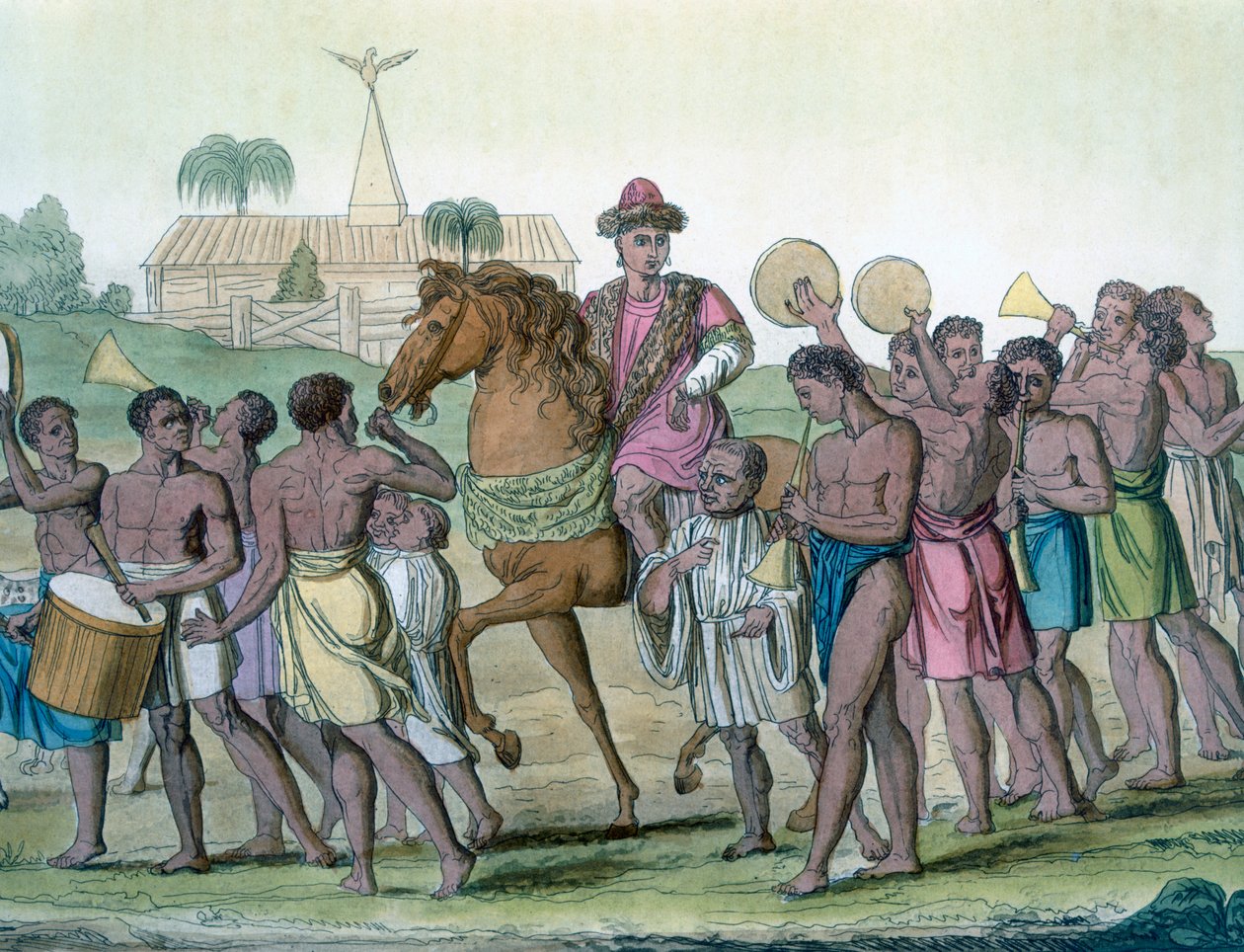 زعيم على ظهور الخيل ، 1812-13 بواسطة E. Karnejeff