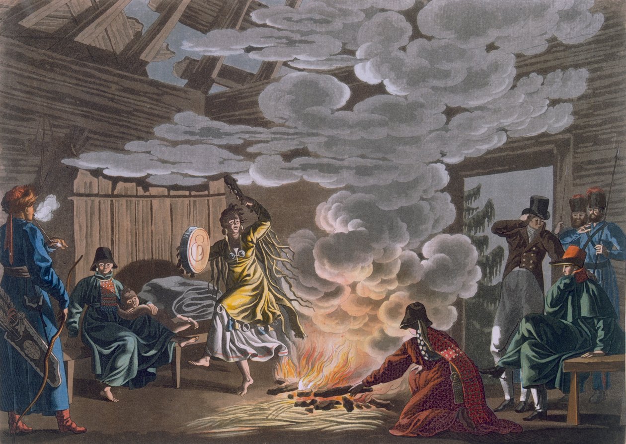 شامان التتار ، 1812-13 بواسطة E. Karnejeff