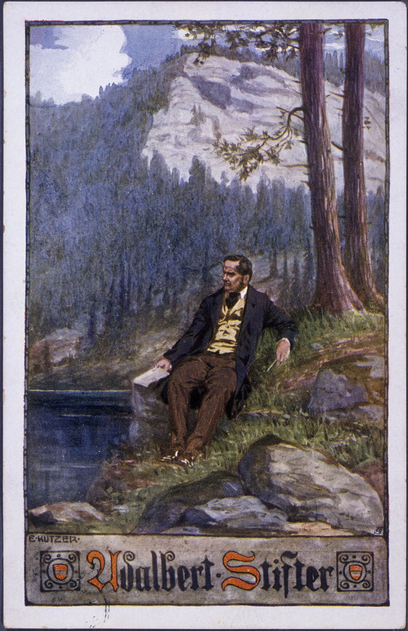 Adalbert Stifter ، ج 1910 ليثو اللون بواسطة كوتر