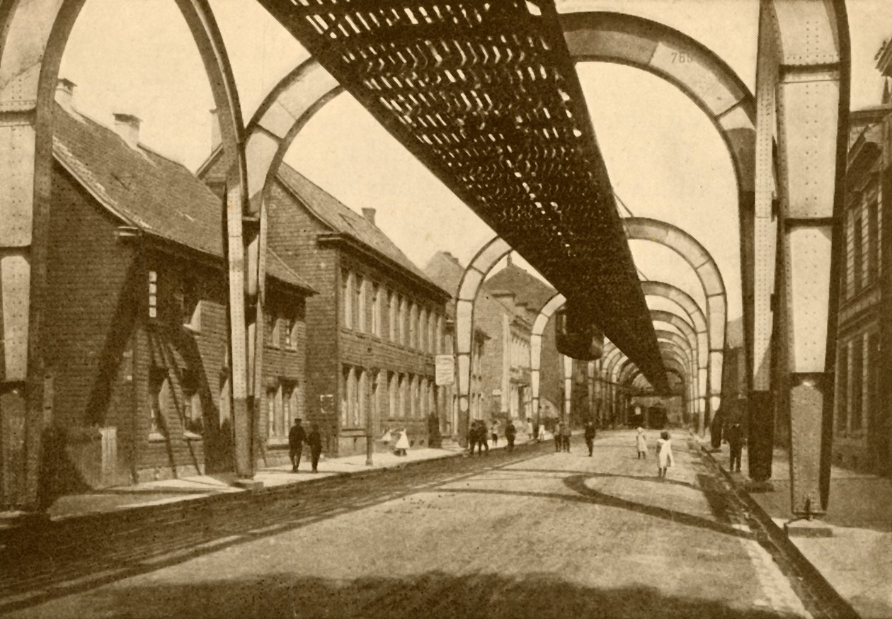 نظام تعليق كهربائي أحادي السكك الحديدية ، 1930. بواسطة ENA