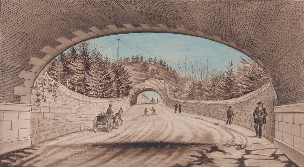 سنترال بارك ، الطريق العرضي رقم 2 ، 1870. بواسطة EP