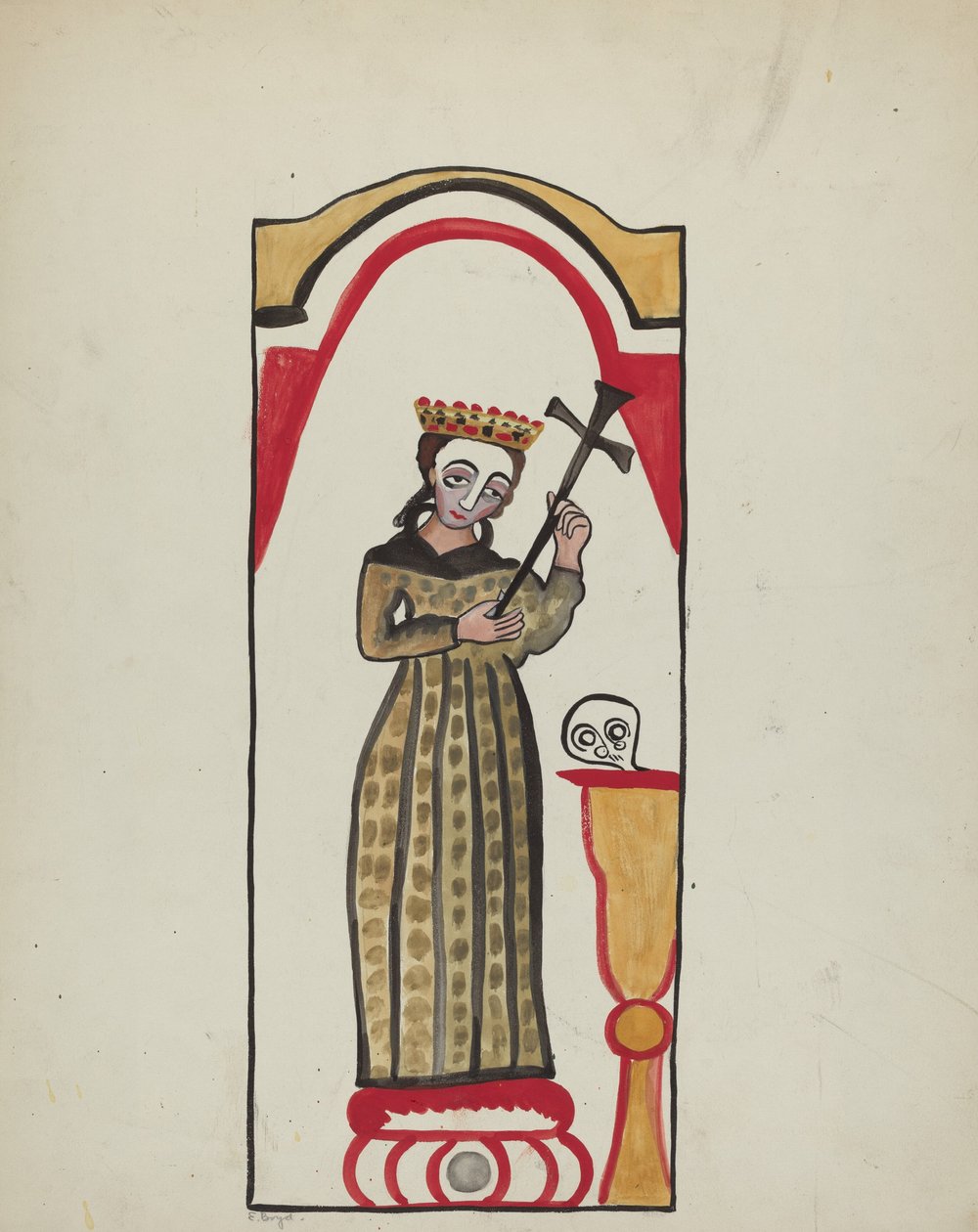 Altarpiece-Saint Rita بواسطة إي بويد