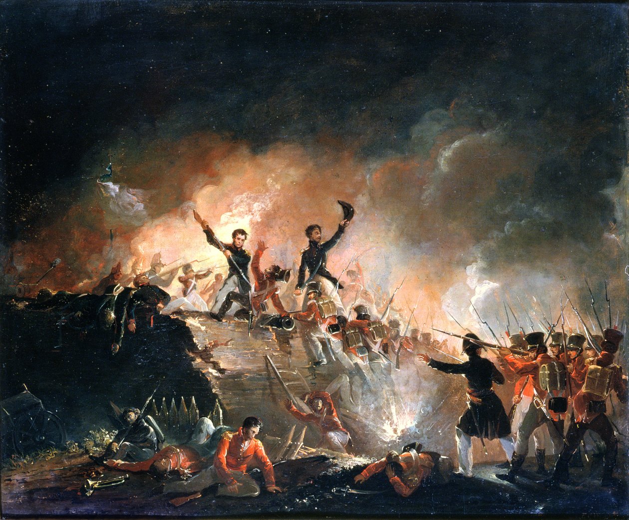 تنافر البريطانيين في فورت إيري ، 15 أغسطس 1814 ، 1840 بواسطة EC واتمو
