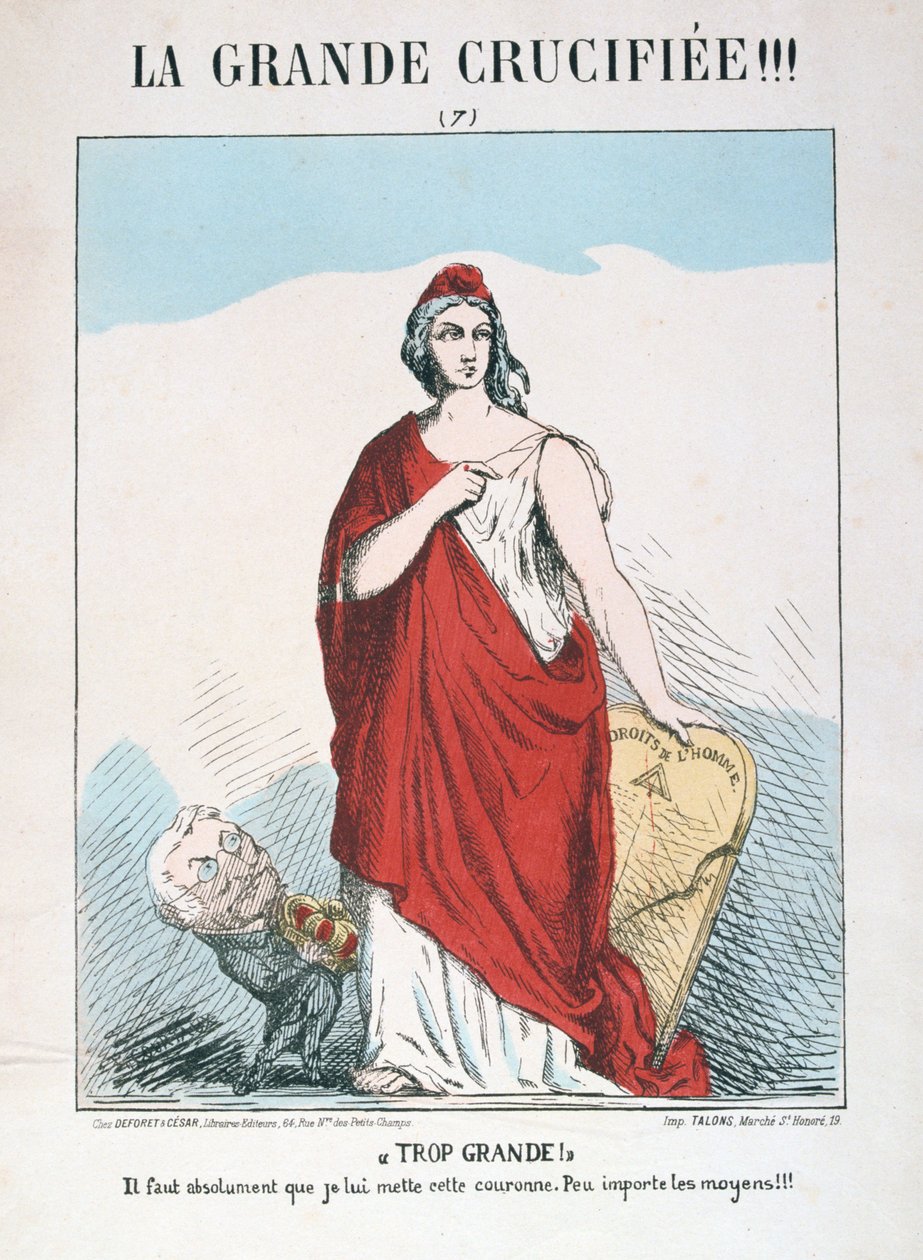 رمزية فرنسا الجمهورية ، 1871. بواسطة E. Courtaux