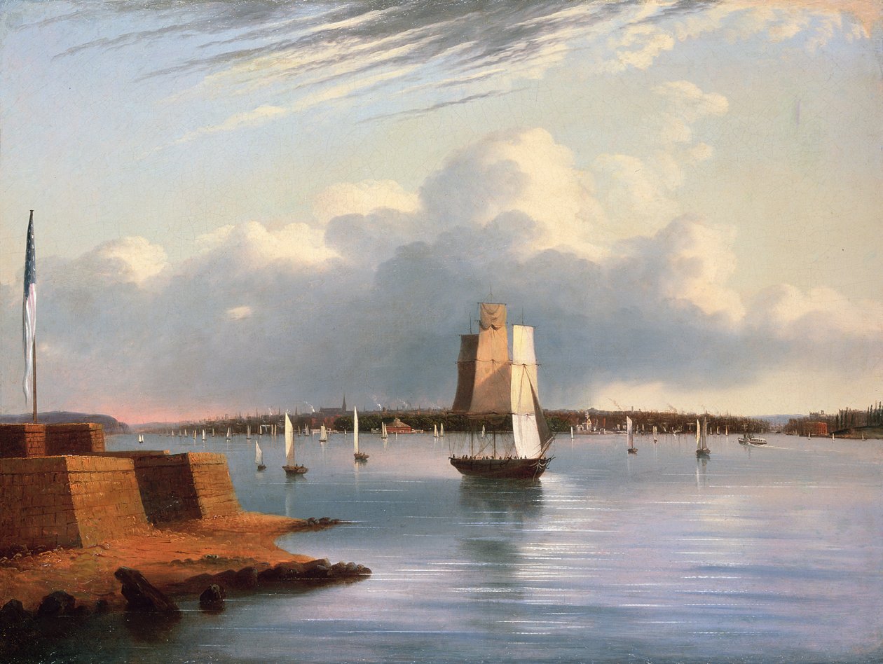 ميناء بالتيمور ، 1852 بواسطة EG Coates