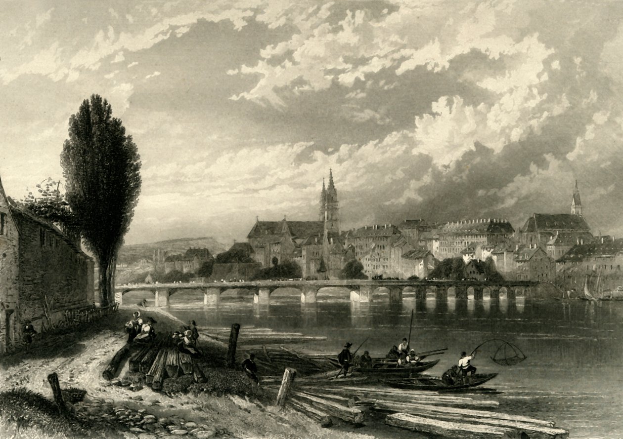 "بازل" ، عام 1872. بواسطة إي روبرتس