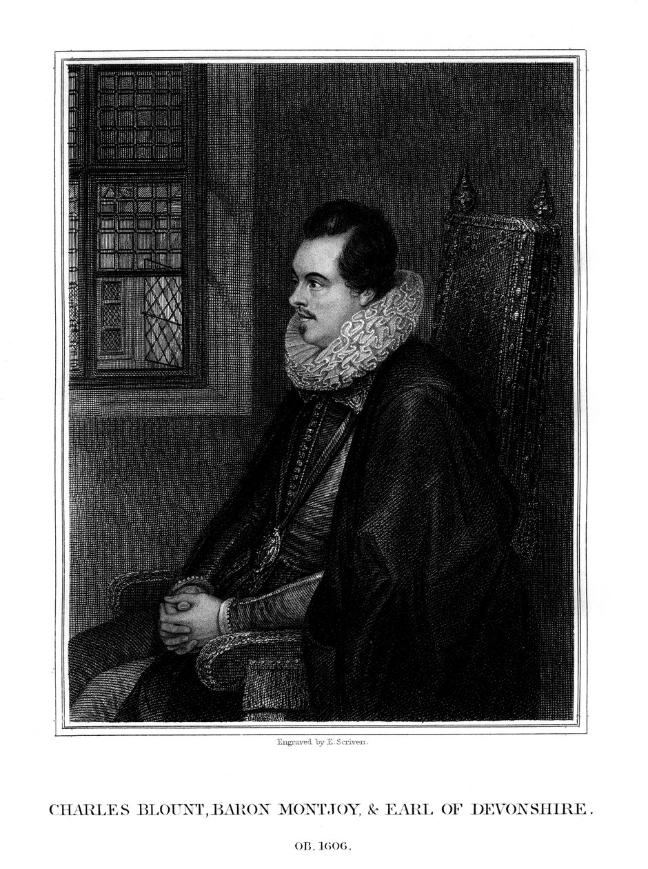 تشارلز بلونت ، إيرل ديفون الأول ، جندي وجندي إنجليزي ، 1827. بواسطة E. سكران
