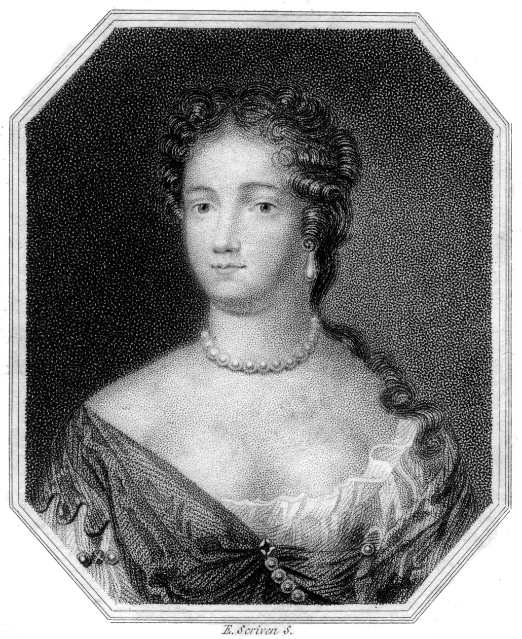 لوسي بارلو ، وإلا ووترز ، 1810. بواسطة E. سكران