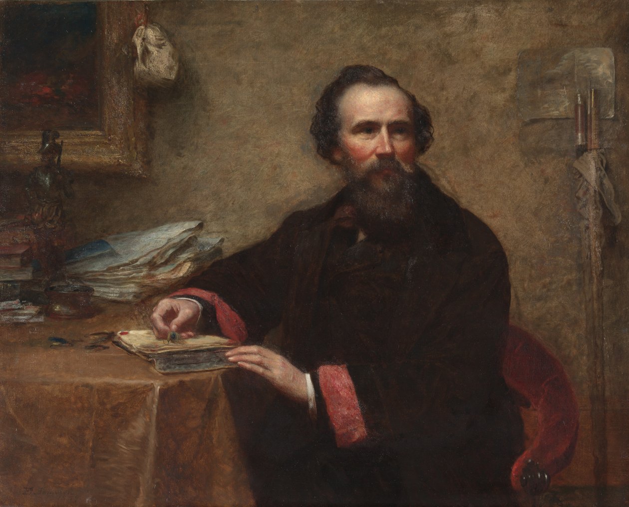 صورة Genio C. Scott ، 1859. بواسطة ايستمان جونسون