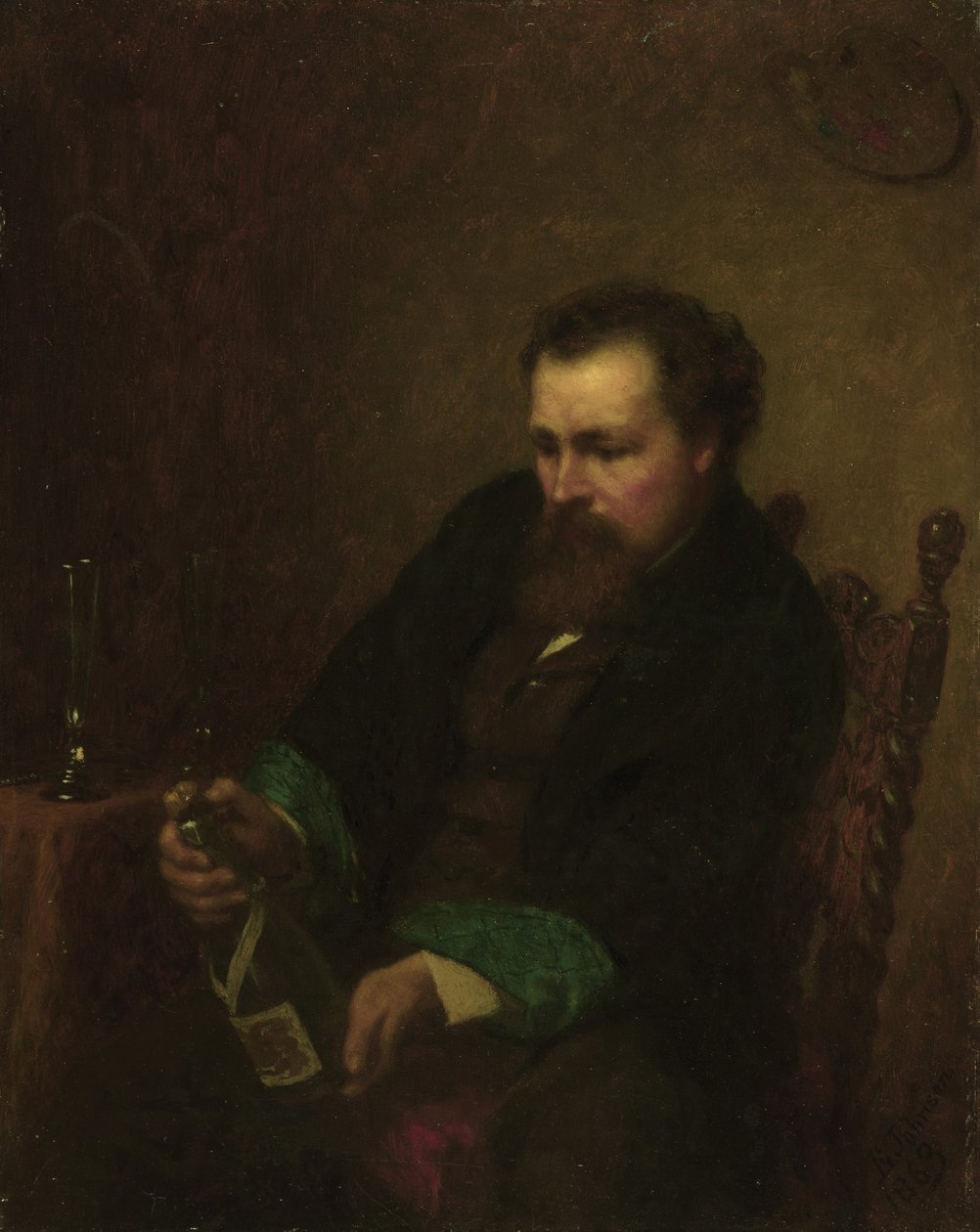 بورتريه ذاتي 1863 بواسطة ايستمان جونسون