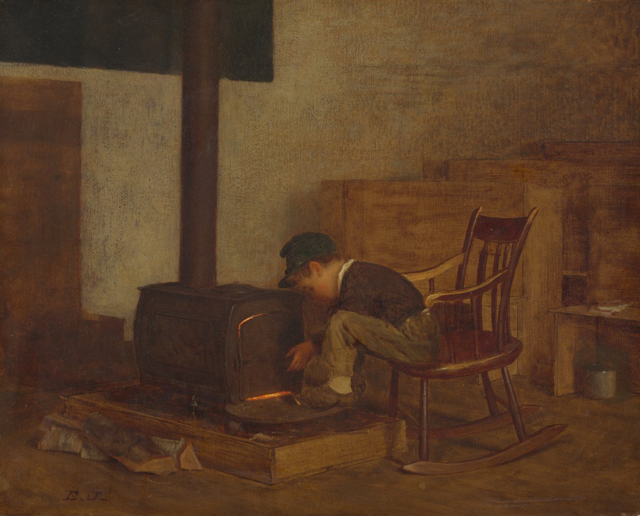 الباحث المبكر ، ج. 1865. بواسطة ايستمان جونسون