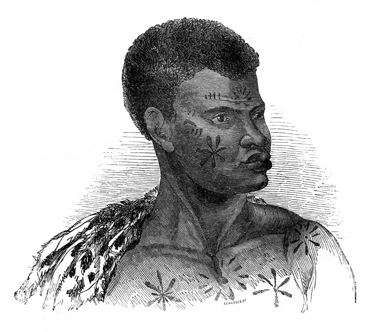 مواطن موزمبيق ، 1848. بواسطة إبنيزر لانديلز