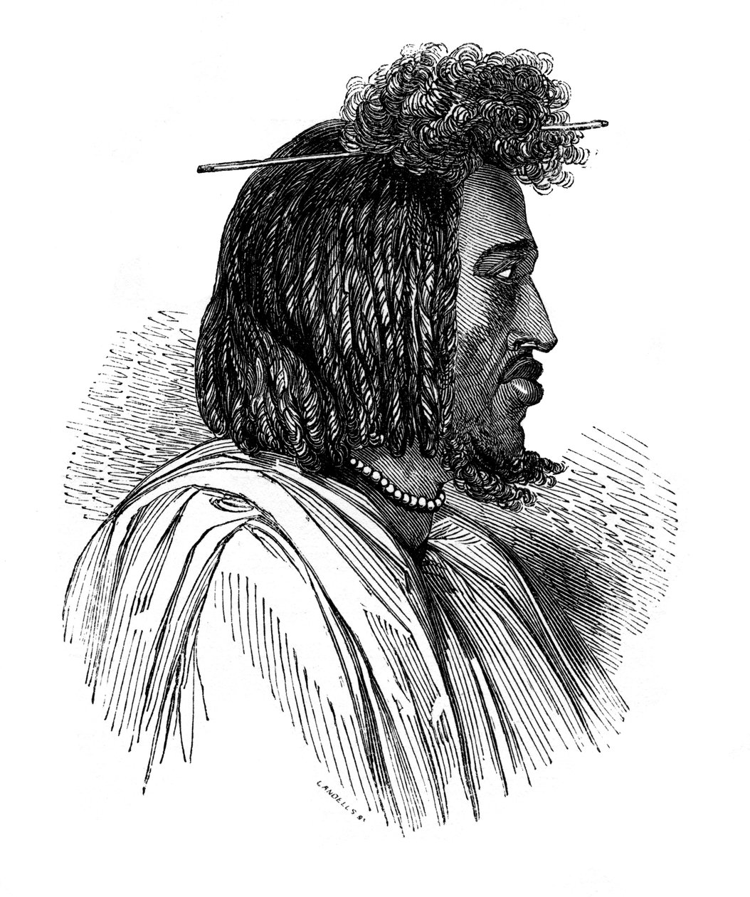 رئيس سواكني ، 1848. بواسطة إبنيزر لانديلز