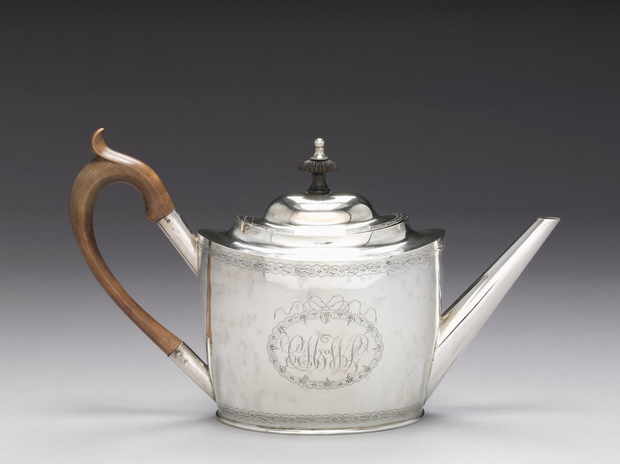 إبريق الشاي ، 1790-1810 بواسطة إبنيزر مولتون