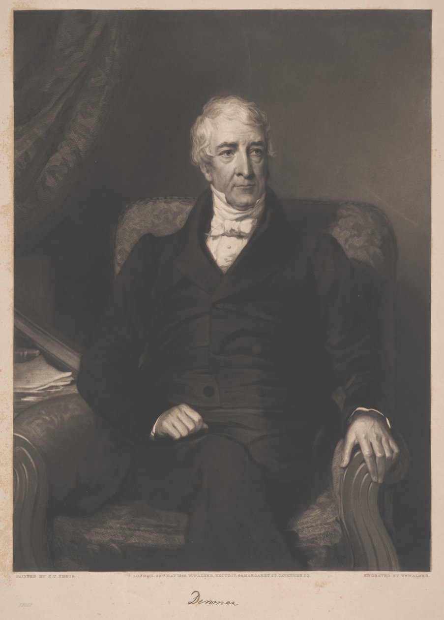 توماس دينمان ، نقشها ويليام ووكر ، 1849 بواسطة Eden Upton Eddis
