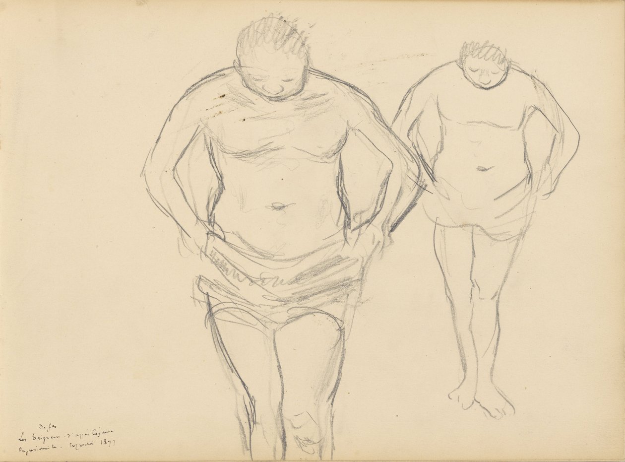 نسخ من Cézannes Bathers بواسطة إدغار ديغا