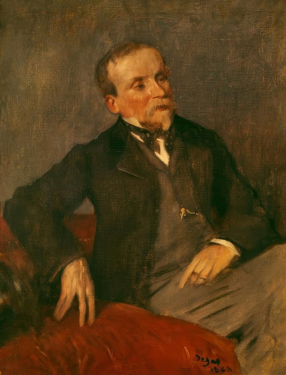 Evariste de Valernes (1816–1897) رسام وصديق للفنان بواسطة إدغار ديغا