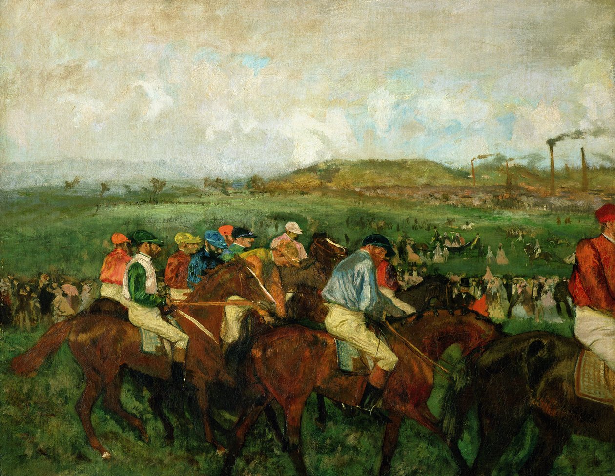 السادة السادة. قبل المغادرة ، 1862 بواسطة إدغار ديغا