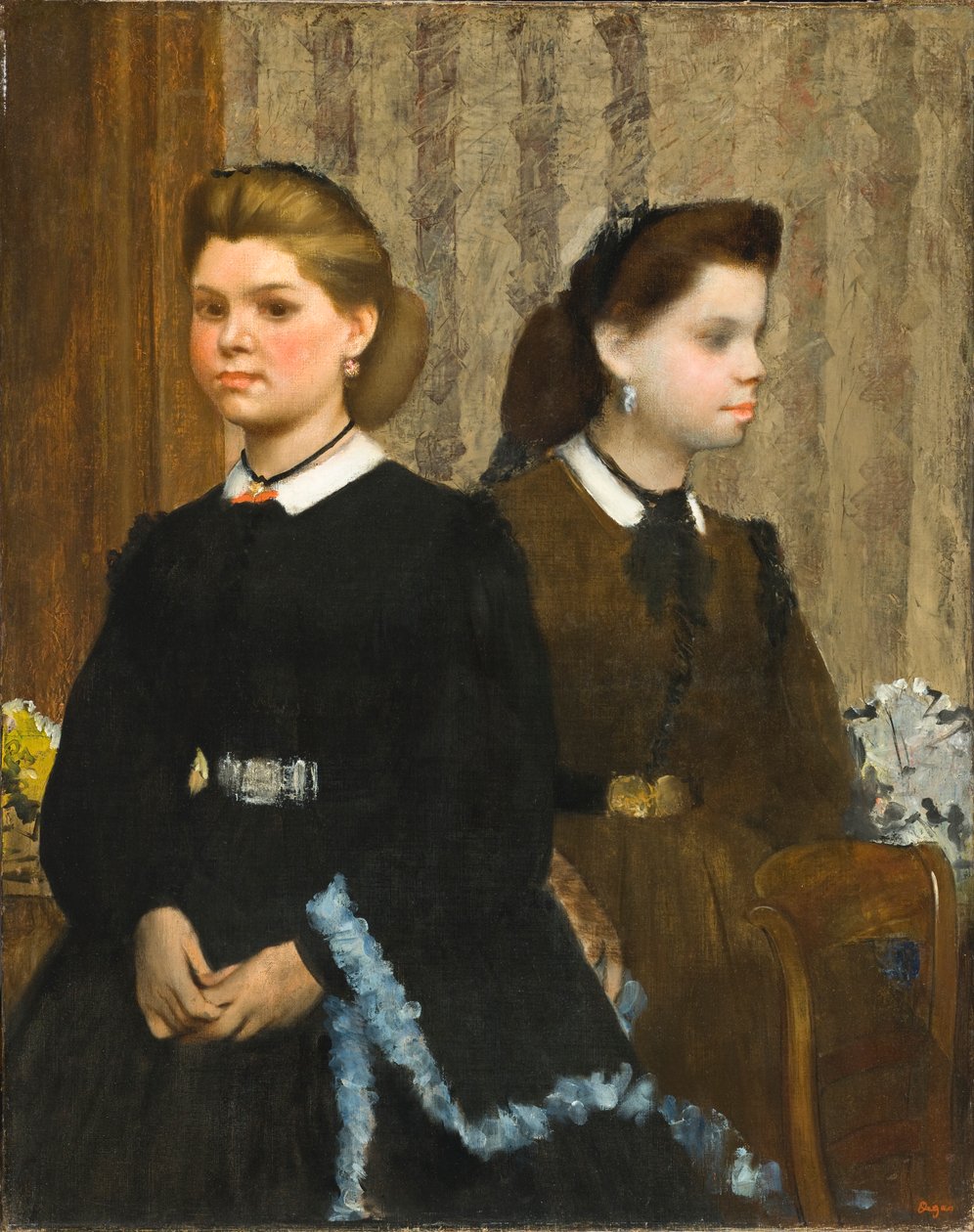 The Bellelli Sisters (جيوفانا وجوليانا بيليلي) بواسطة إدغار ديغا