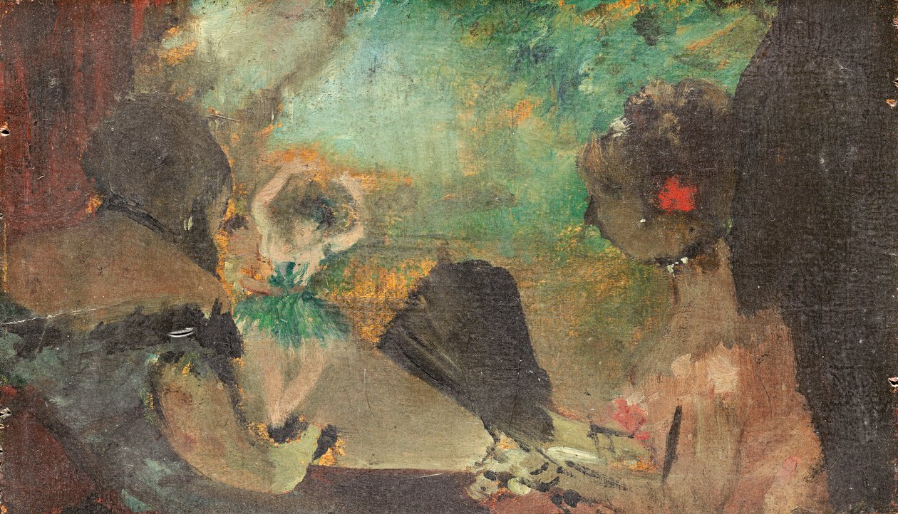 The Loge، c.1883 (زيت على خشب) بواسطة إدغار ديغا