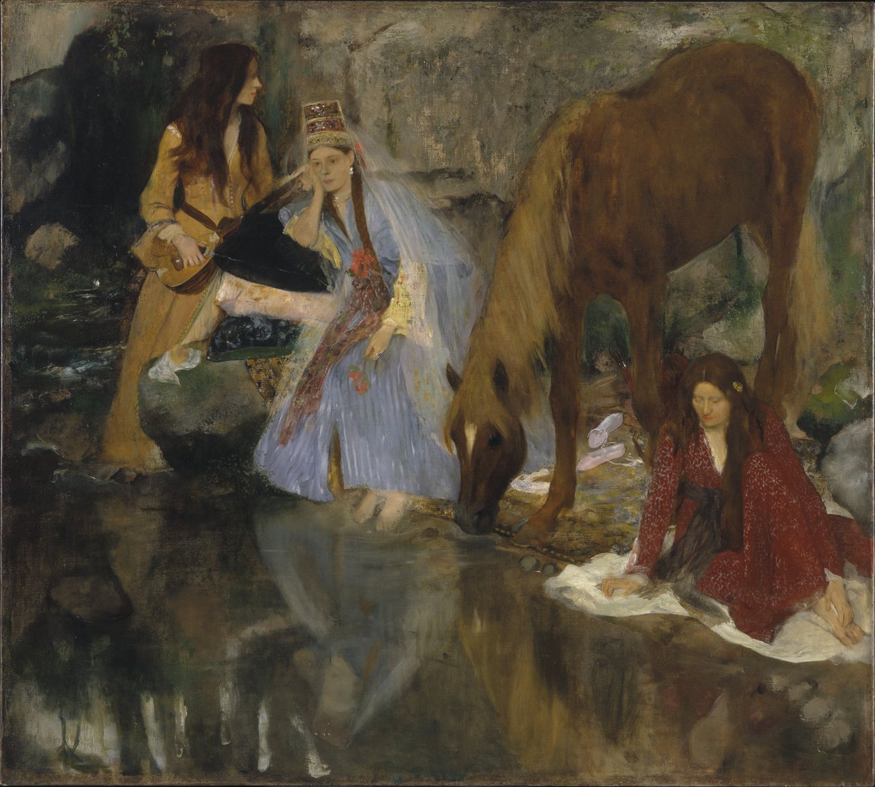 صورة Mlle Fiocre في باليه لا سورس (Portrait de Mlle ... E (ugénie) F (iocre) - à اقترح د ... بواسطة إدغار ديغا