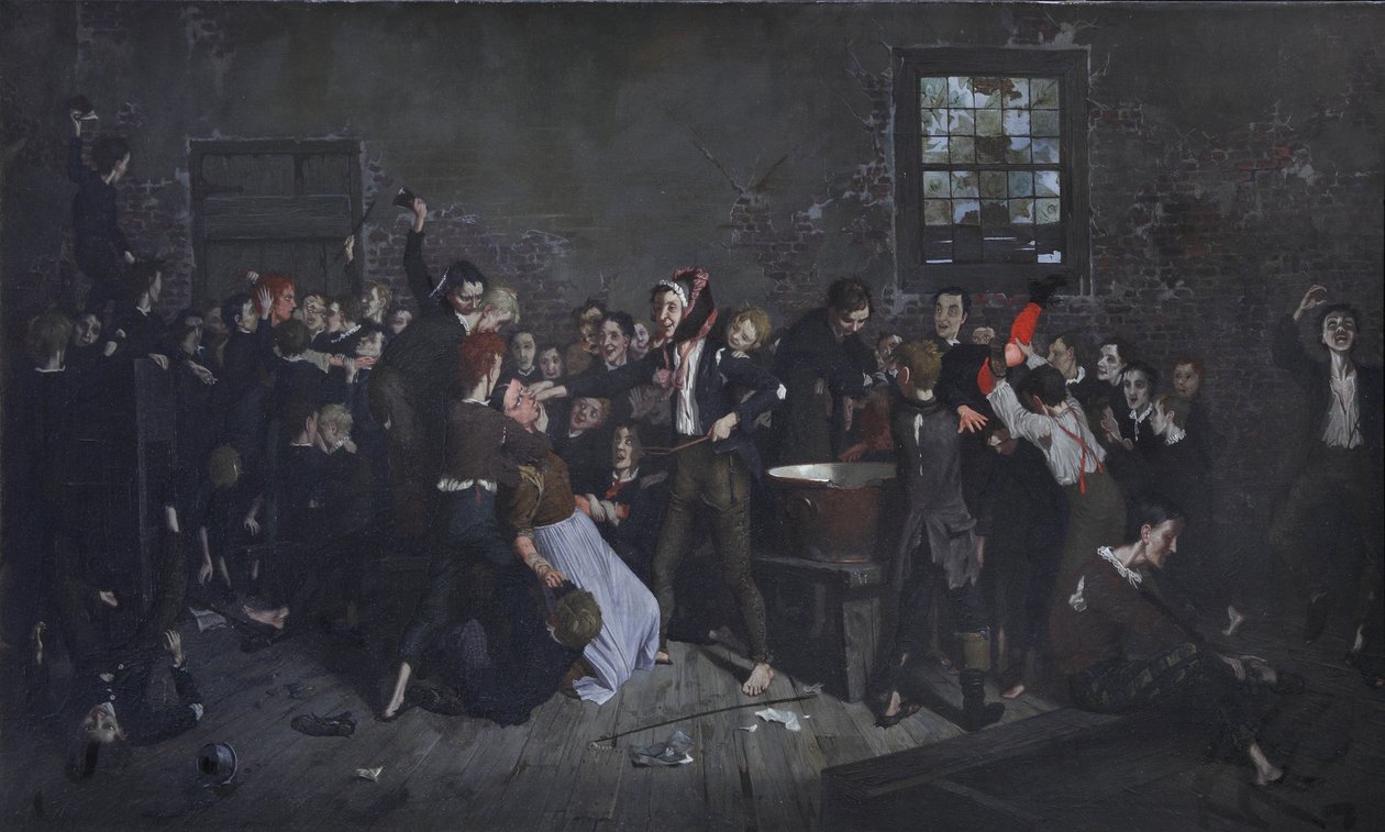 قاعة Dotheboys تتفتت إلى الأبد ، 1862-1922 بواسطة إدغار بندي