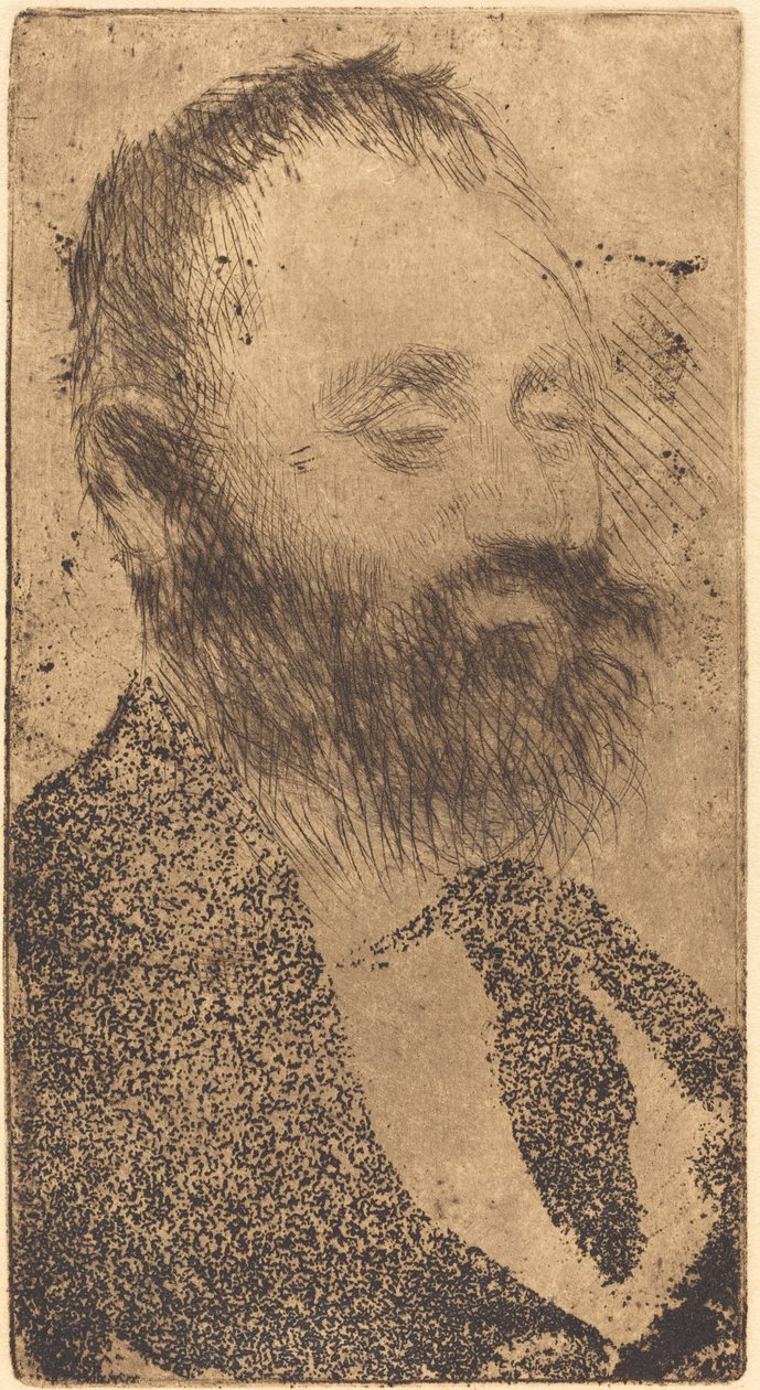 ألفونس هيرش 1875. بواسطة إدغار ديغا
