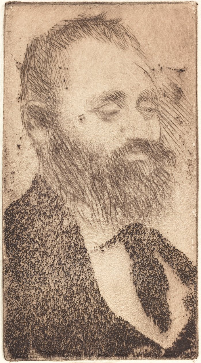 ألفونس هيرش 1875. بواسطة إدغار ديغا