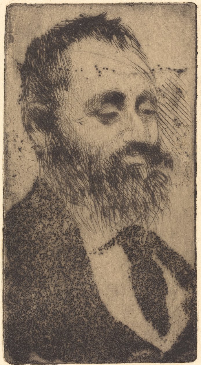 ألفونس هيرش 1875. بواسطة إدغار ديغا
