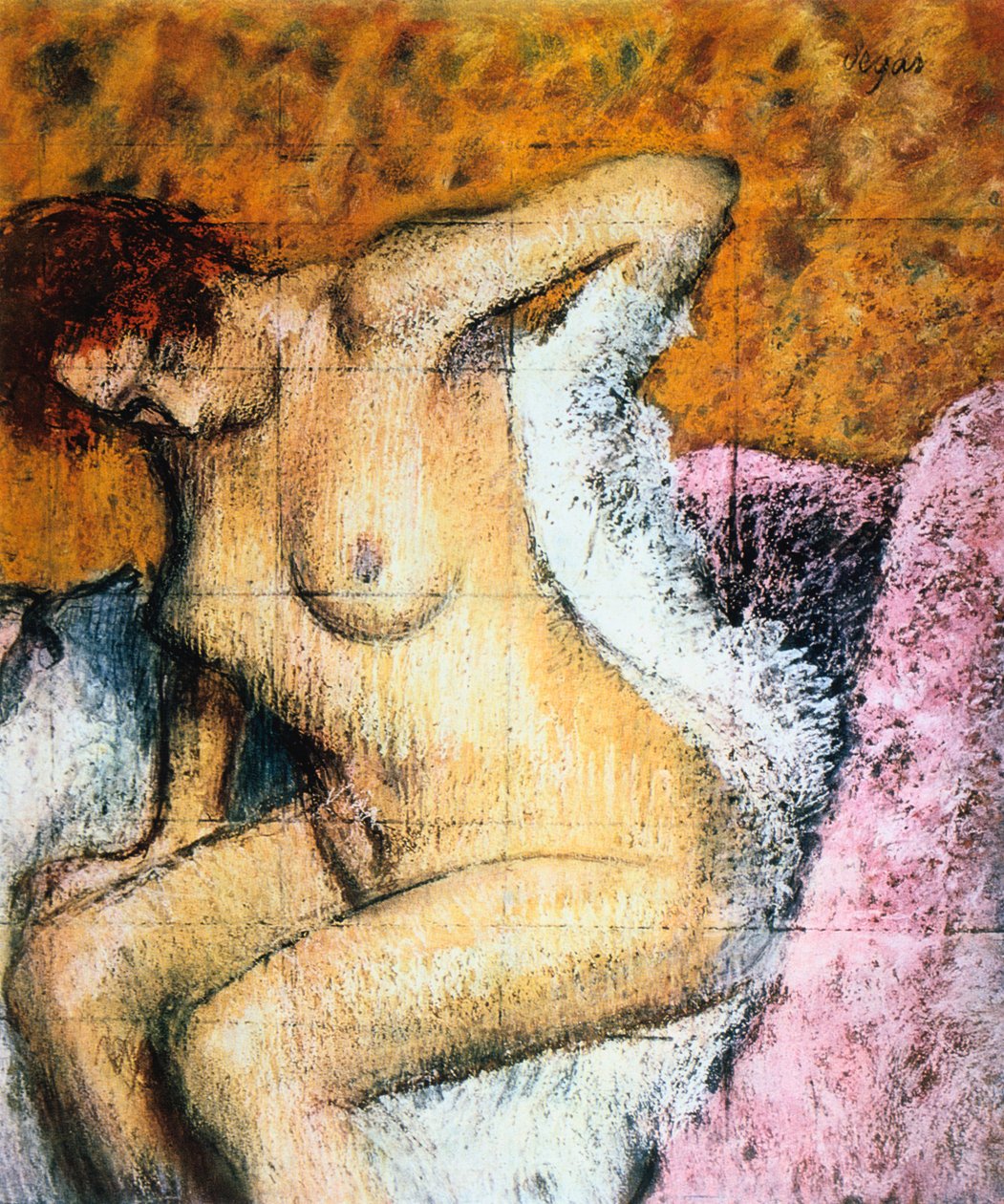 Apres le Bain بعد الحمام ، c1895 بواسطة إدغار ديغا