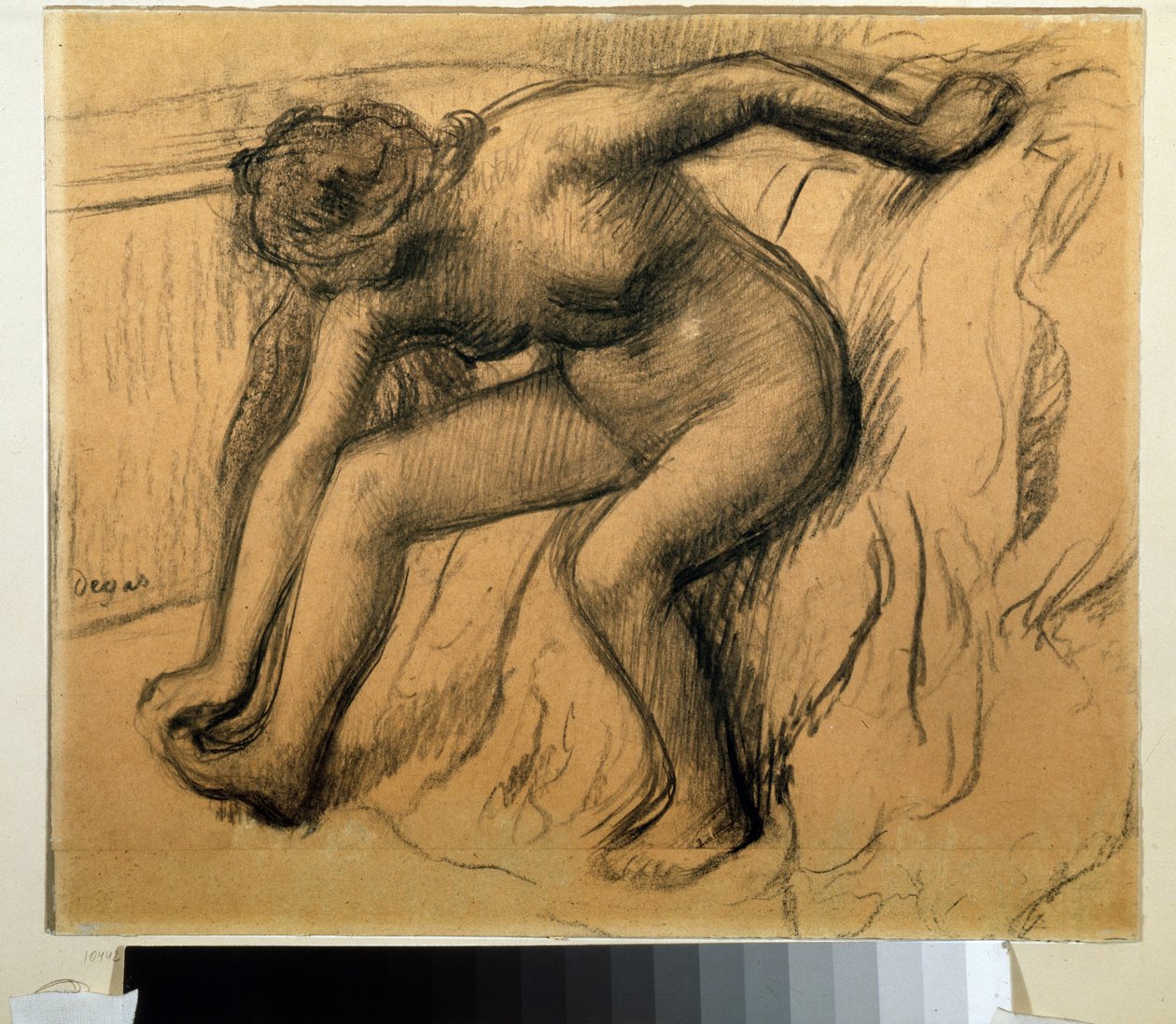 بعد الاستحمام. رسم إدغار ديغا (1834-1917) بواسطة إدغار ديغا
