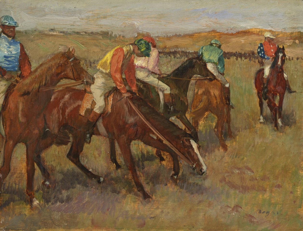 قبل السباق ، ج 1882 بواسطة إدغار ديغا