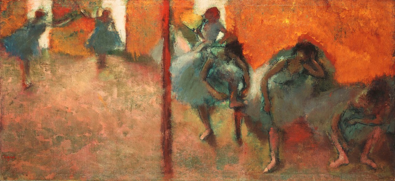 الراقصون في استوديو 1900-05 بواسطة إدغار ديغا