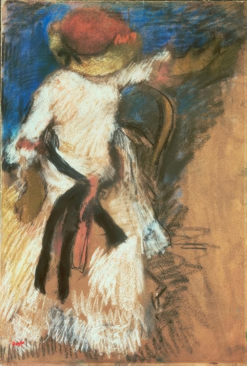Femme assise بواسطة إدغار ديغا