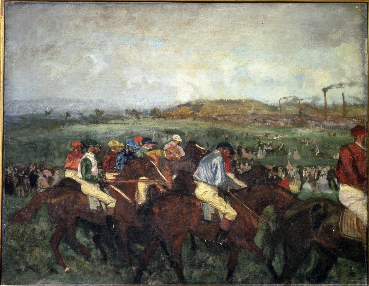 سباق السادة. قبل المغادرة ، 1862 بواسطة إدغار ديغا