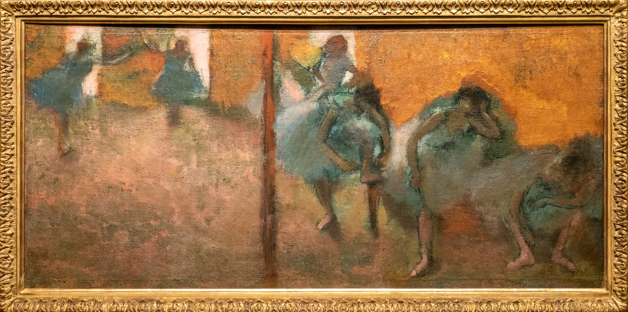 راقصات المنزل. حوالي 1900-1905. زيت على قماش. بواسطة إدغار ديغا