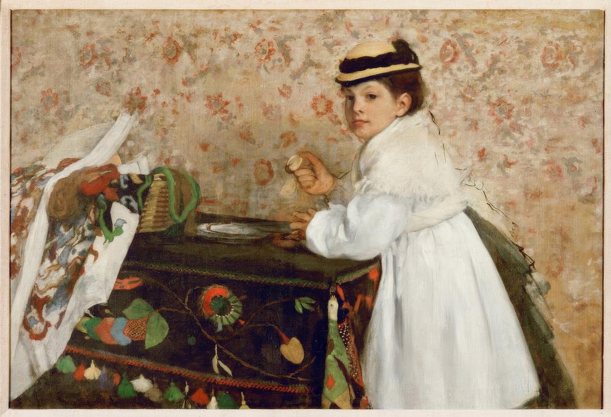 Hortense Valpincon بواسطة إدغار ديغا