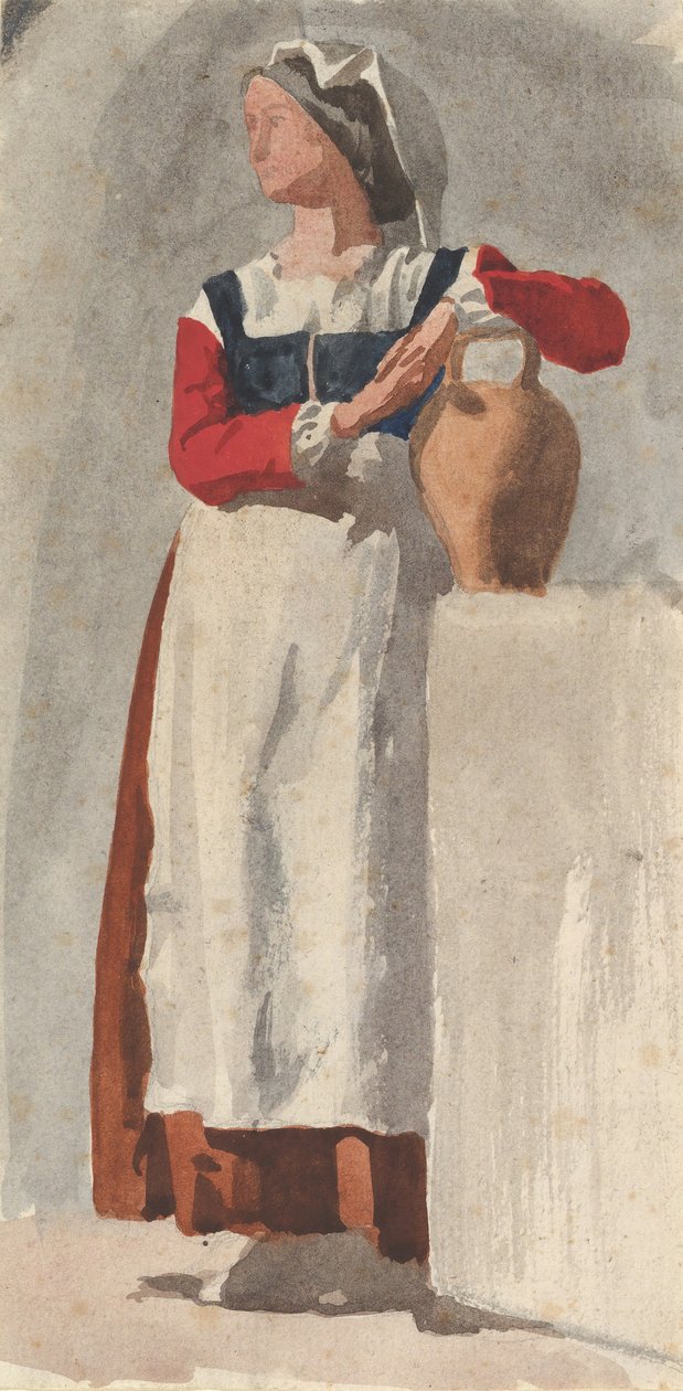امرأة إيطالية ، كاليفورنيا. 1856-57. بواسطة إدغار ديغا.