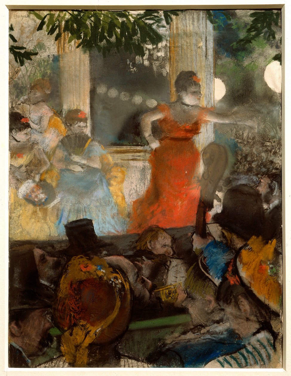 حفل لو كافيه ، سفراء الرسم بالباستيل إدغار ديغا (1834-1917) 1876 صن. 0.36 × 0.28 م ليون. متحف الفنون الجميلة بواسطة إدغار ديغا
