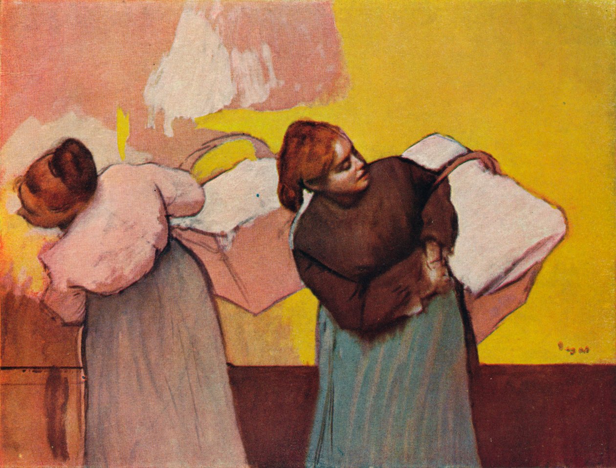 المغاسل ، c1878 بواسطة إدغار ديغا