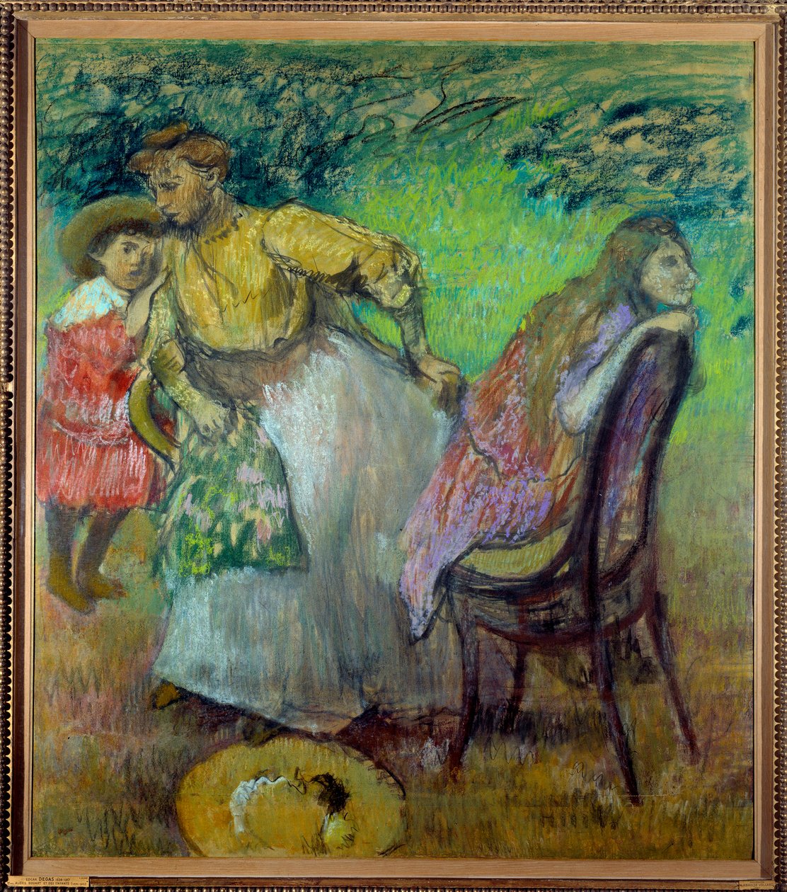 مدام الكسيس روارت وأولادها. رسم إدغار ديغا (1834-1917) بواسطة إدغار ديغا