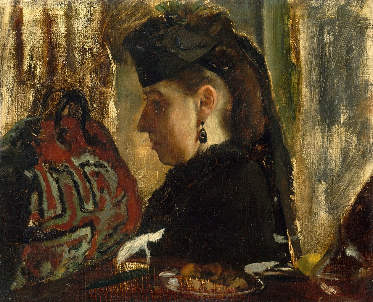 Mademoiselle Marie Dihau 1843-1935، 1867-68. بواسطة إدغار ديغا