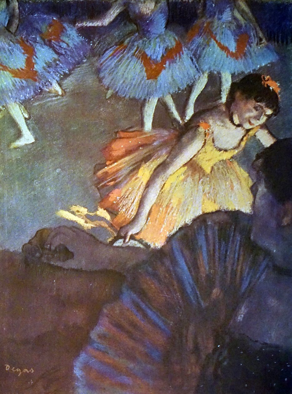 لوحة بعنوان A Ballet Seen from a Opera Box بواسطة Edgar Degas بواسطة إدغار ديغا